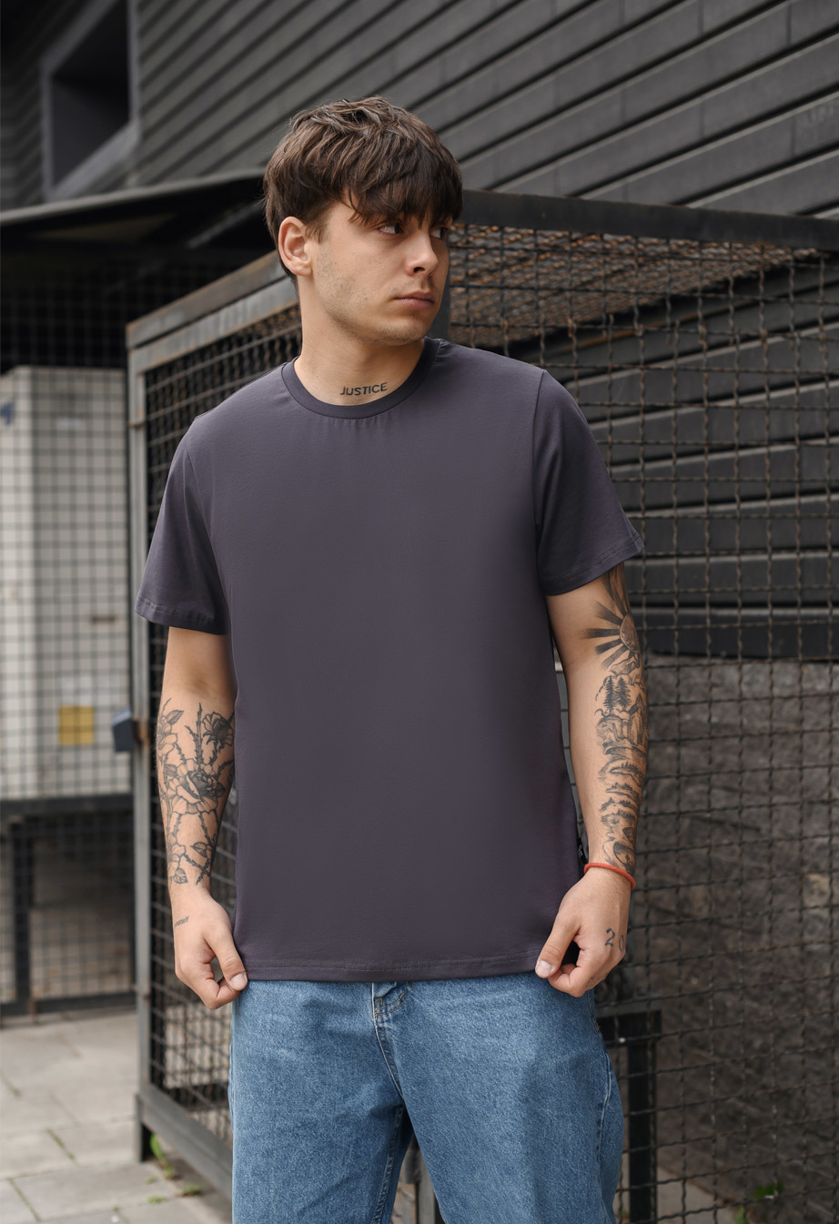 Koszulka Staff dark gray basic