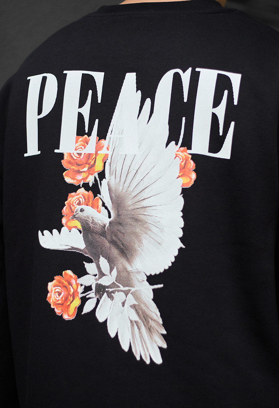 Bluza Staff peace oversize fleece