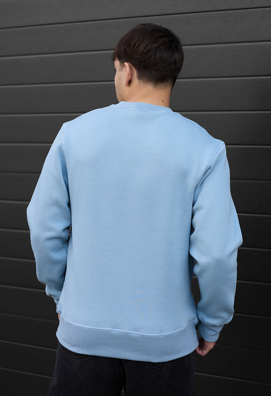 Bluza Staff light blue basic fleece