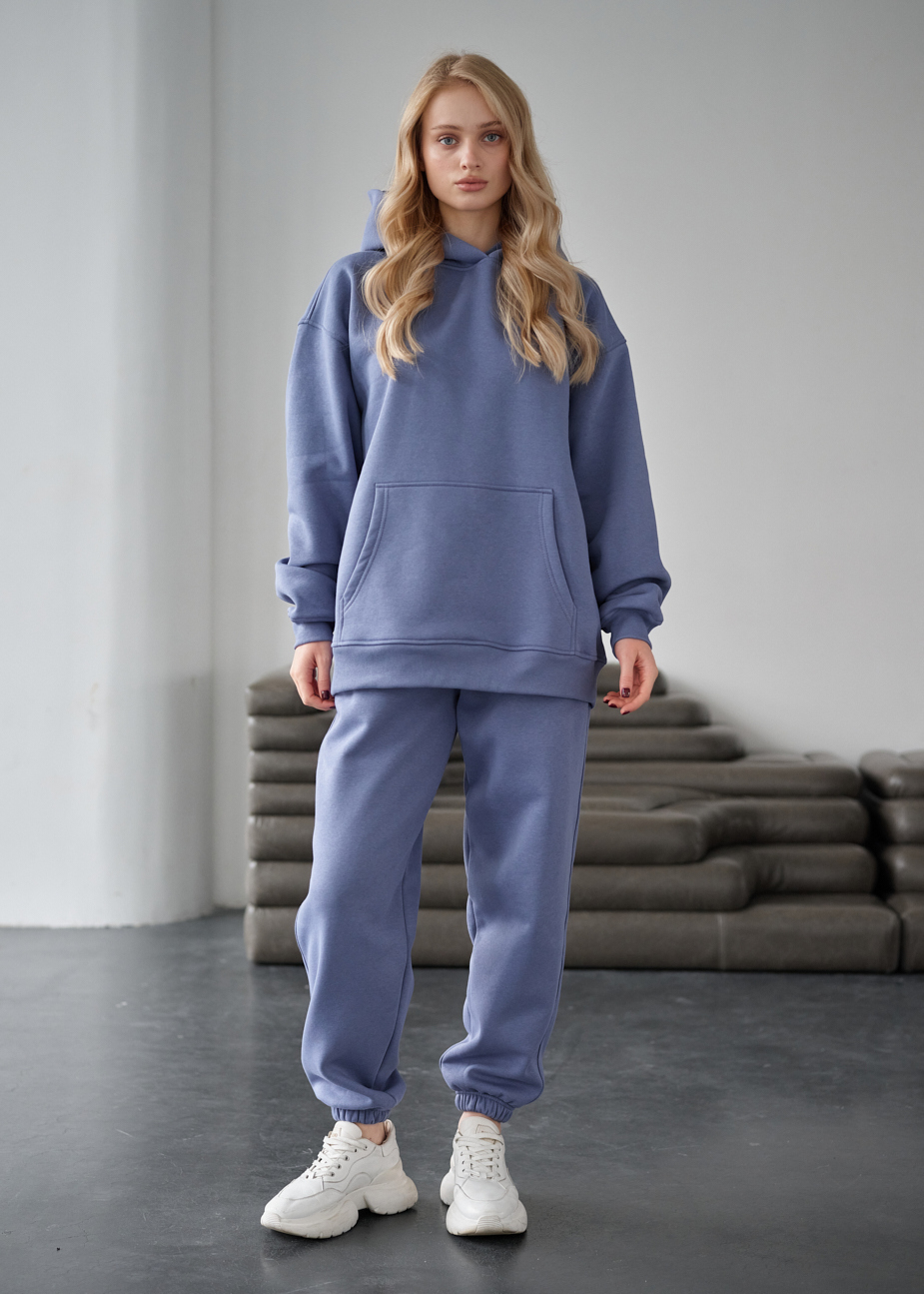 Damski dres Staff mox blue fleece oversize