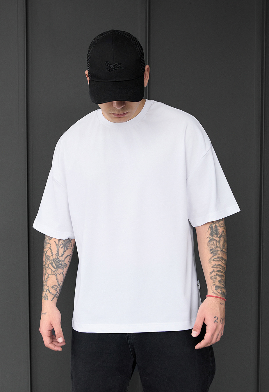 Koszulka Staff white basic oversize