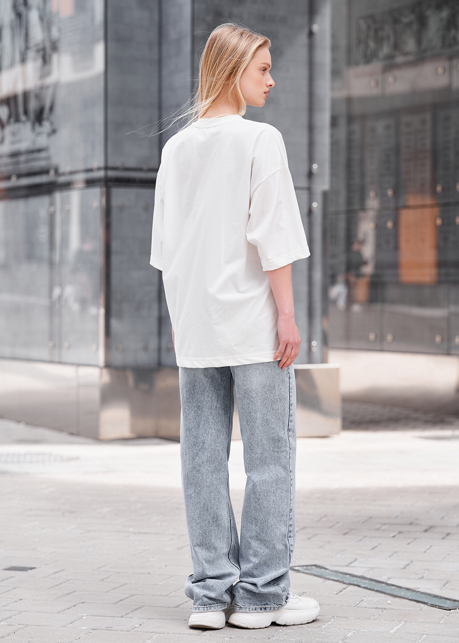 Koszulka Staff ri white oversize