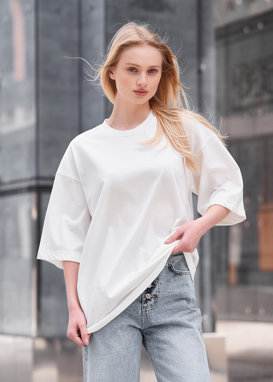Koszulka Staff ri white oversize