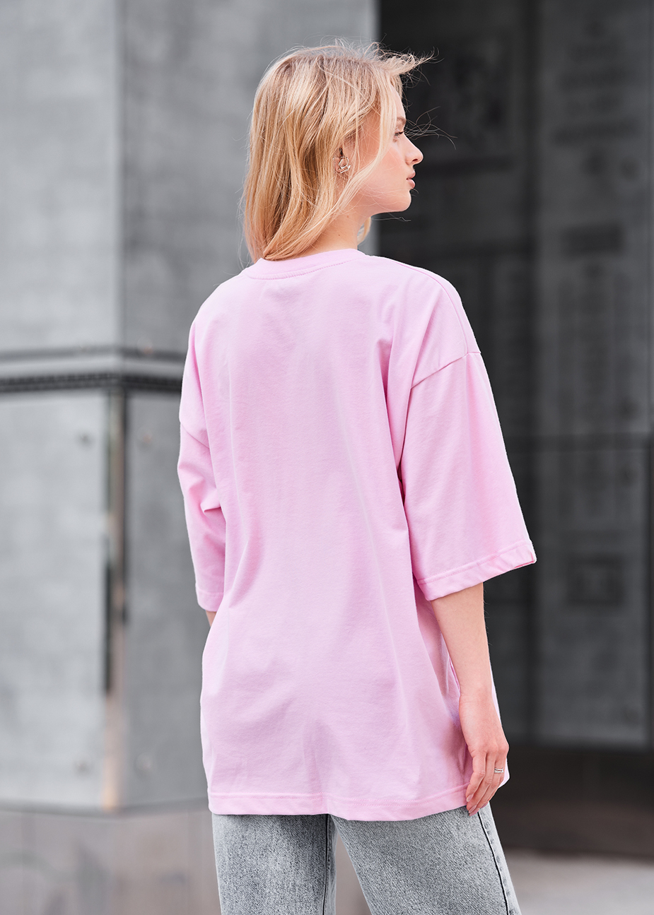 Koszulka Staff ri pink oversize