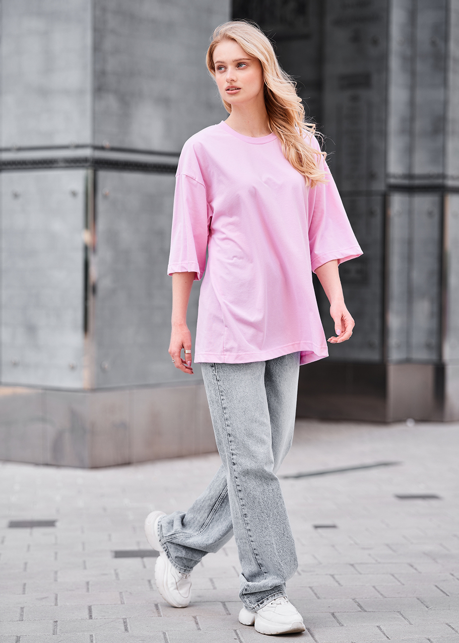 Koszulka Staff ri pink oversize