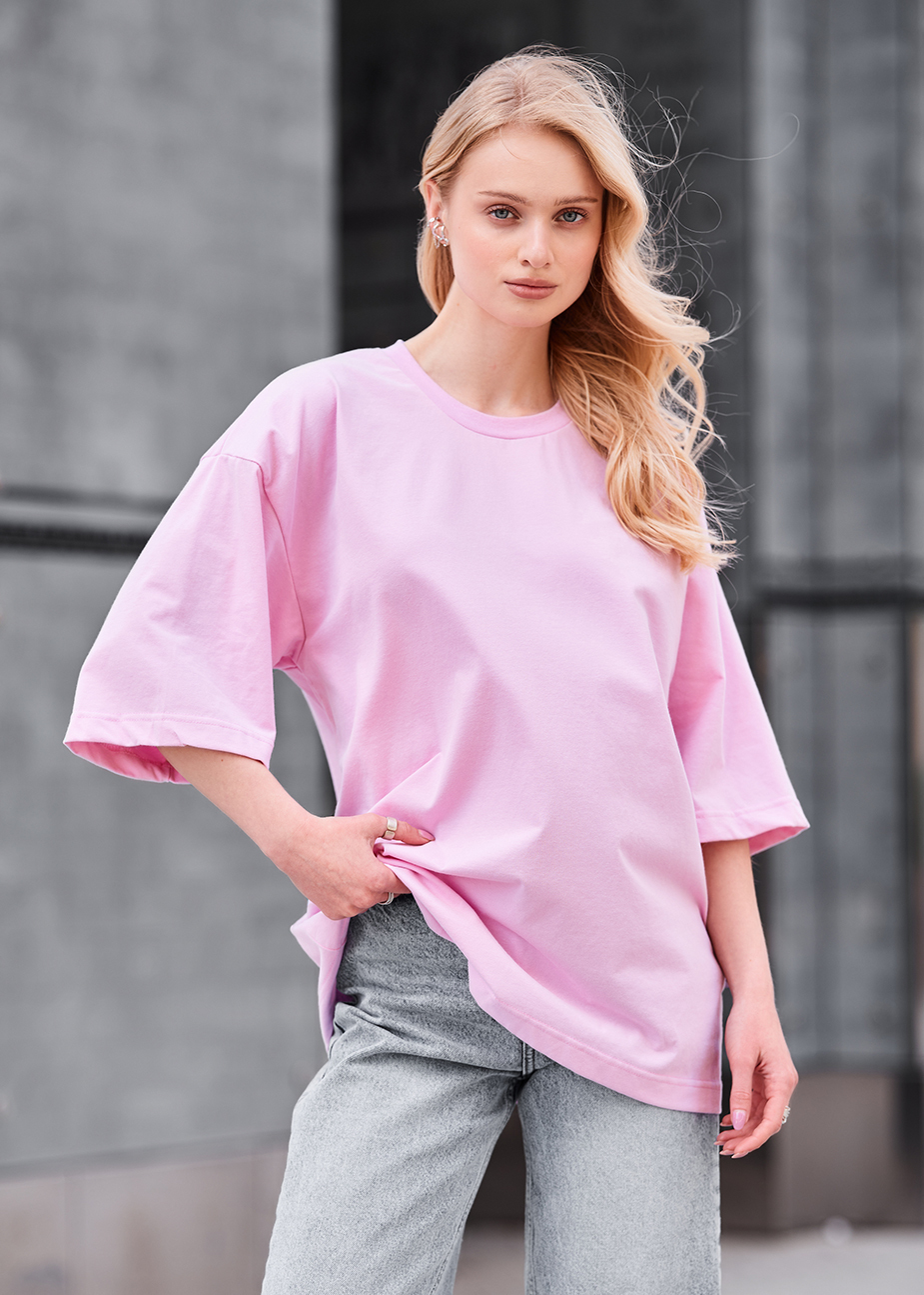 Koszulka Staff ri pink oversize