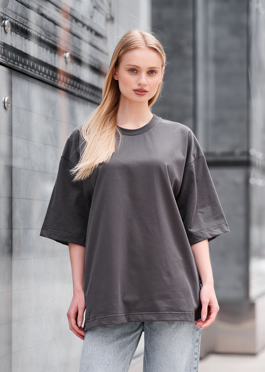 Koszulka Staff ri gray oversize