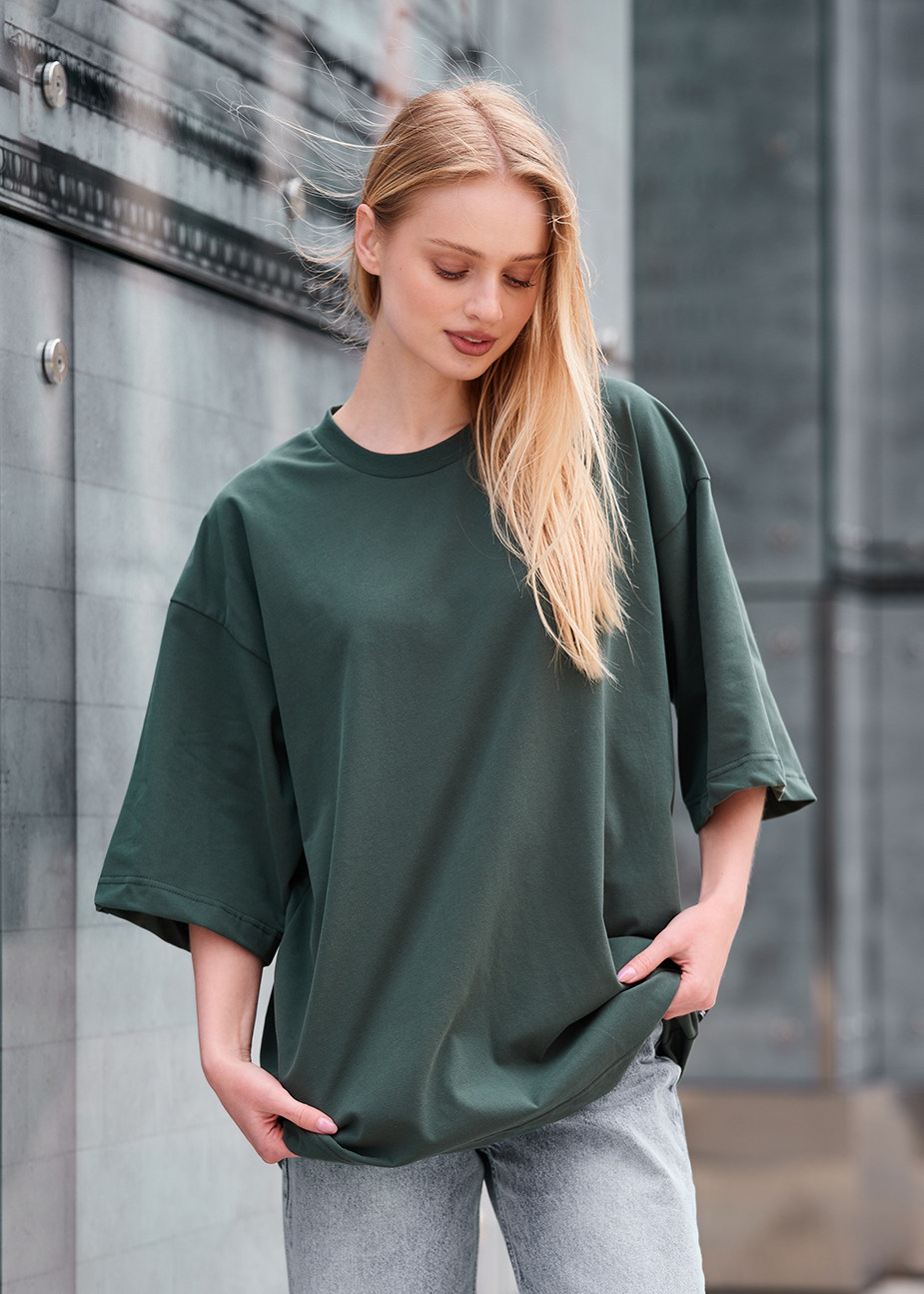 Koszulka Staff ri green oversize