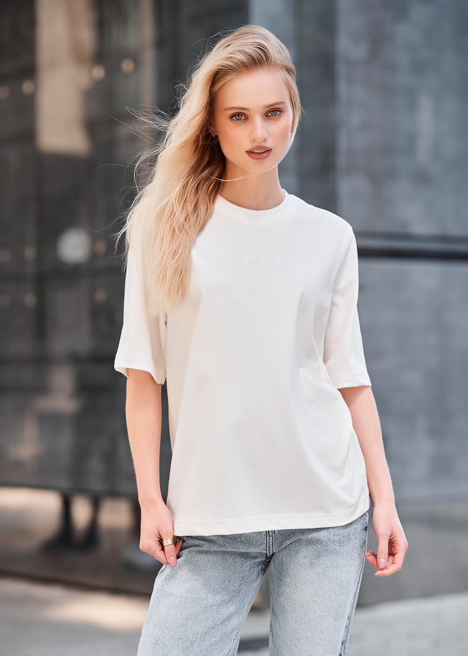 Koszulka Staff is logo white