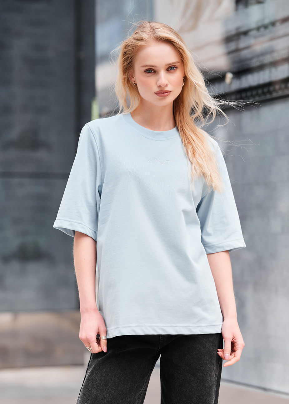Koszulka Staff is logo light blue