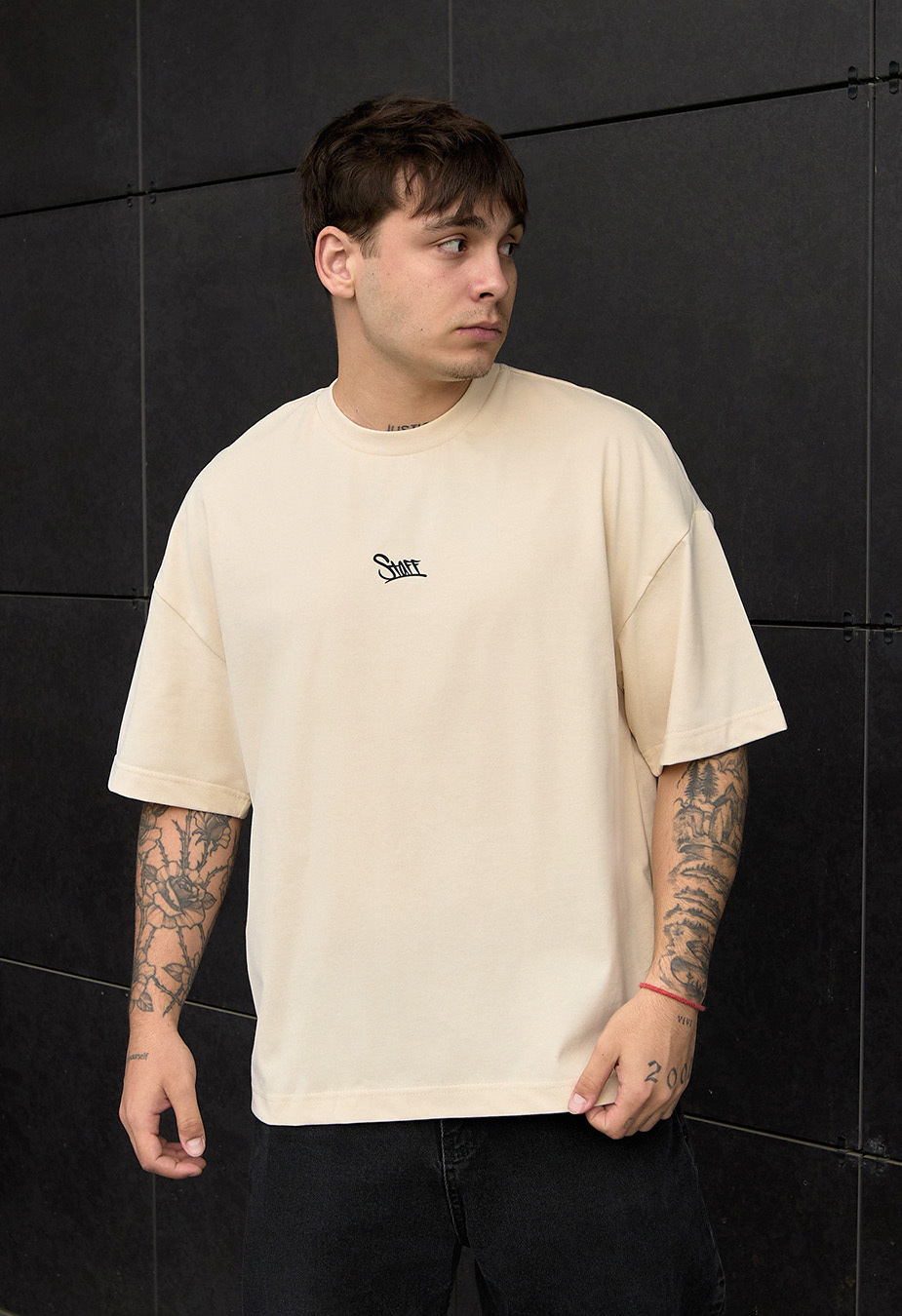 Koszulka Staff milk logo oversize