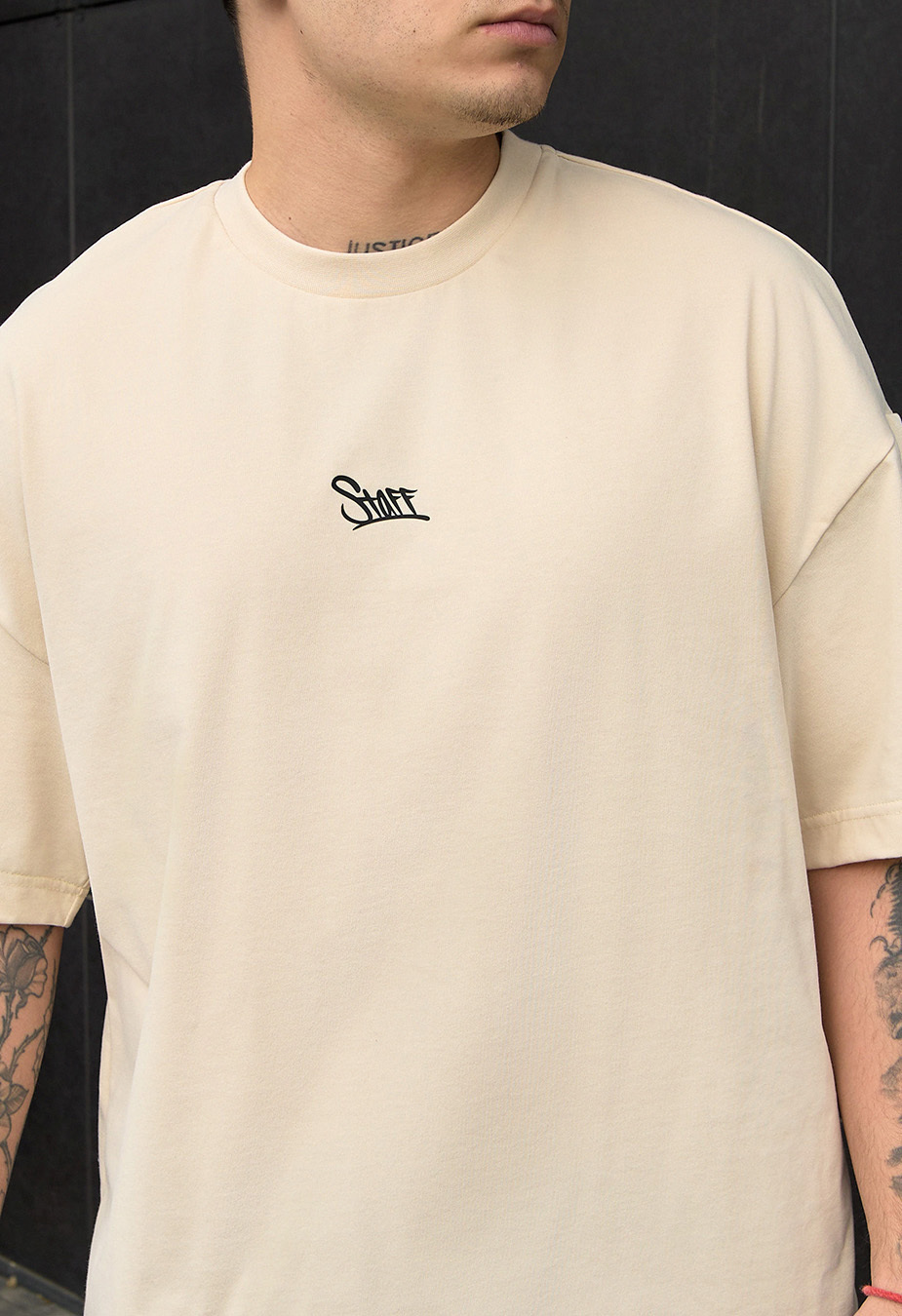 Koszulka Staff milk logo oversize