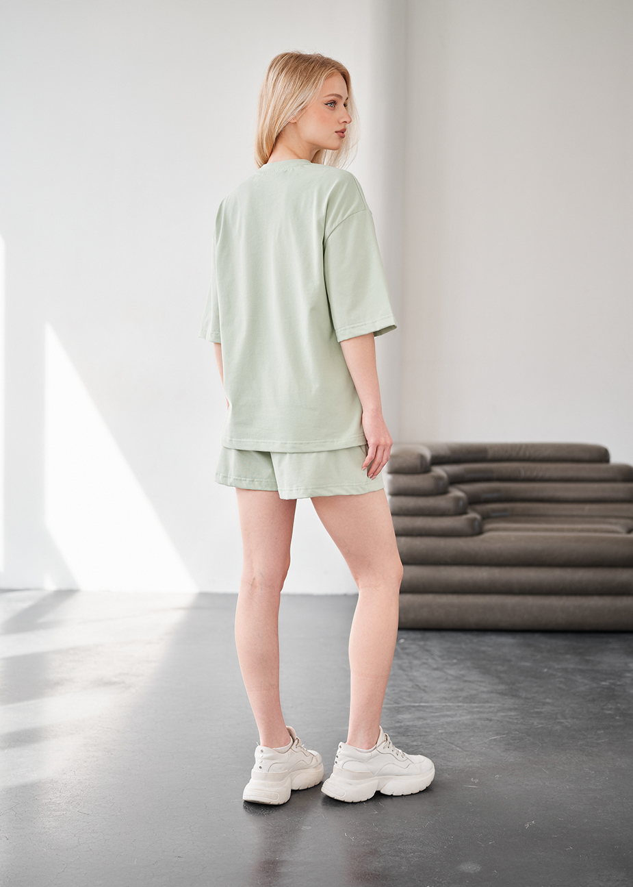 Komplet koszulka + spodenki Staff me mint oversize