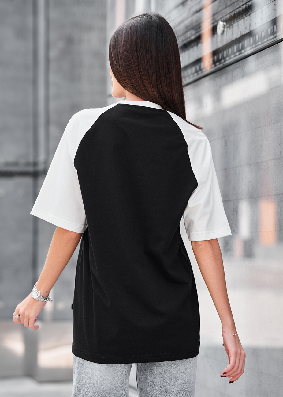 Koszulka Staff ed white & black logo oversize