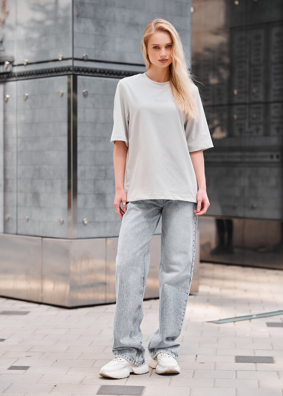 Koszulka Staff is logo light gray