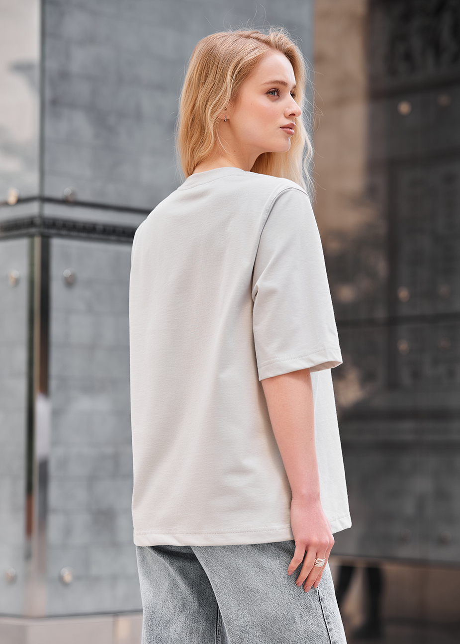 Koszulka Staff is logo light gray