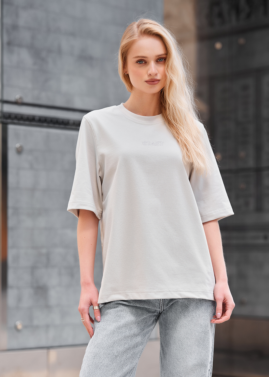Koszulka Staff is logo light gray