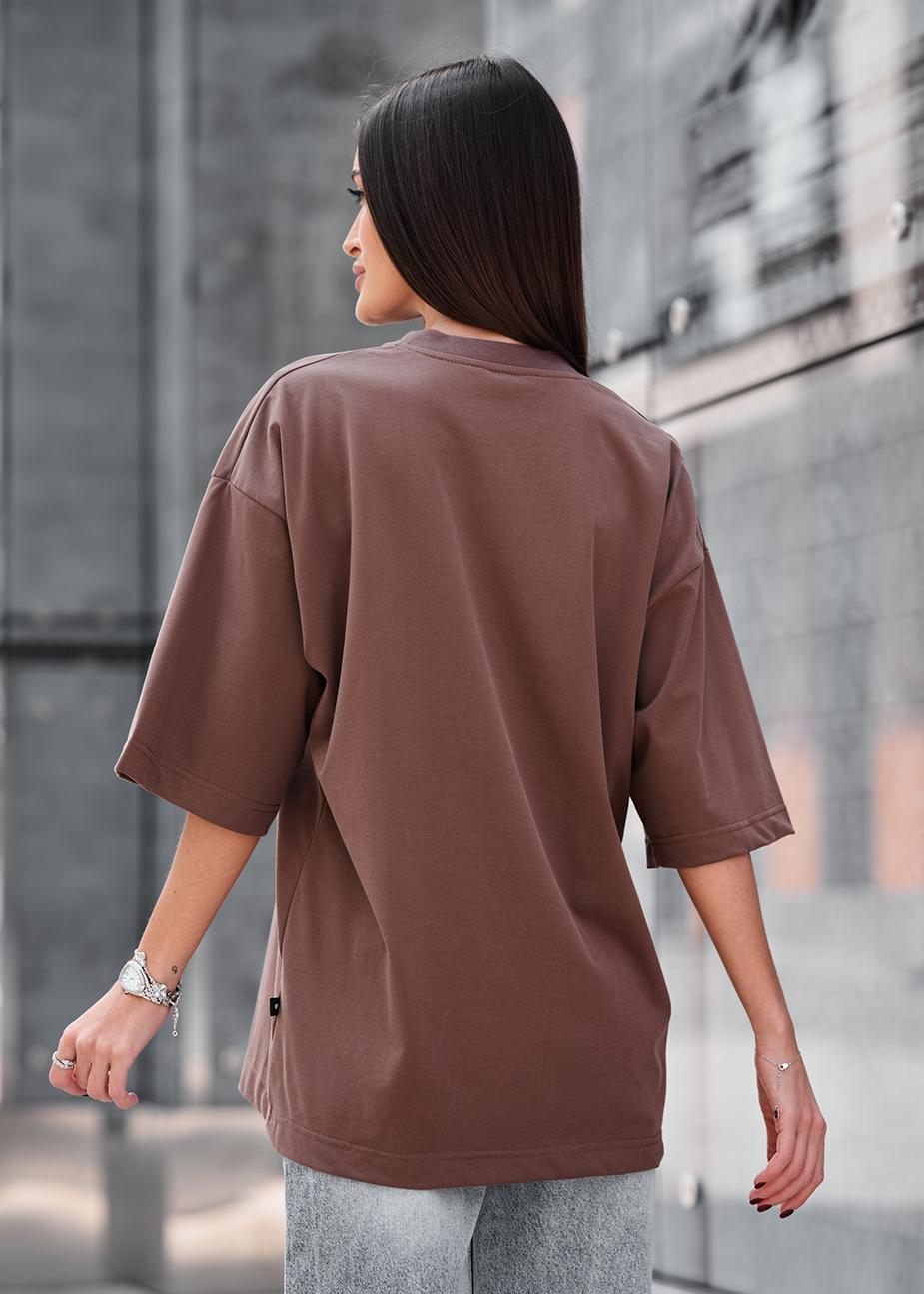 Koszulka Staff ri brown oversize