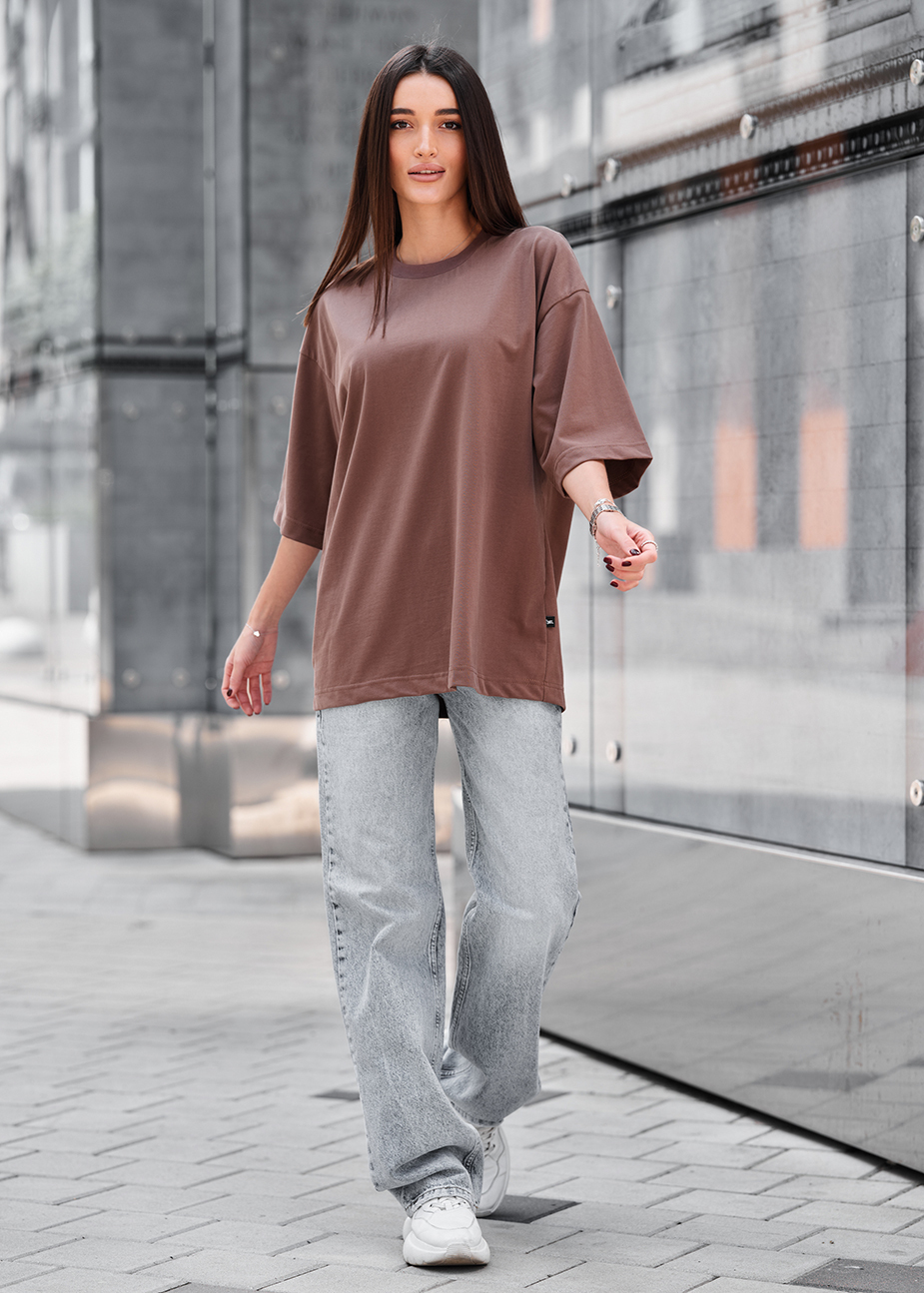 Koszulka Staff ri brown oversize