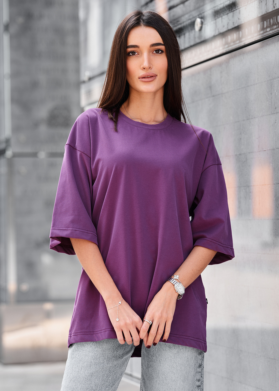 Koszulka Staff ri viola oversize