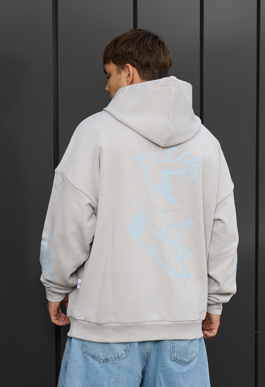 Bluza Staff birds oversize