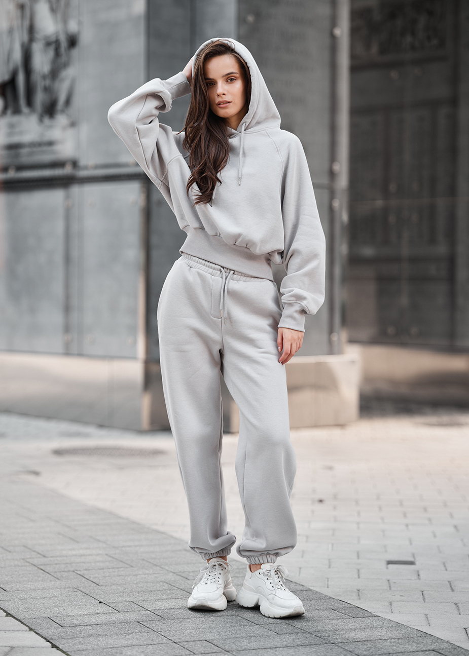 Dres Staff meg light gray fleece