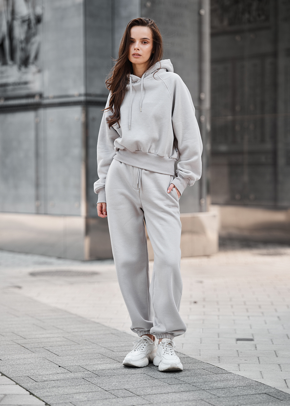 Dres Staff meg light gray fleece