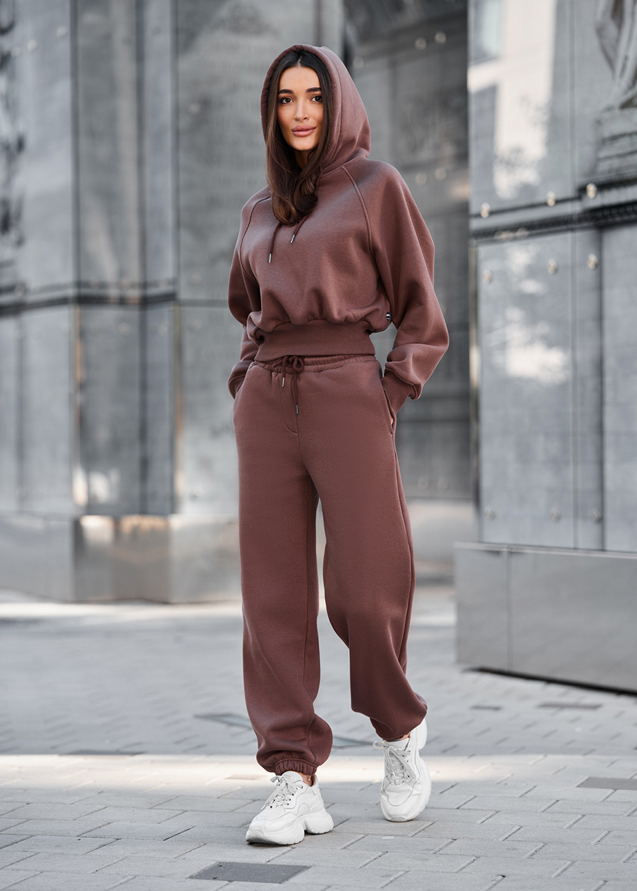 Dres Staff meg brown fleece