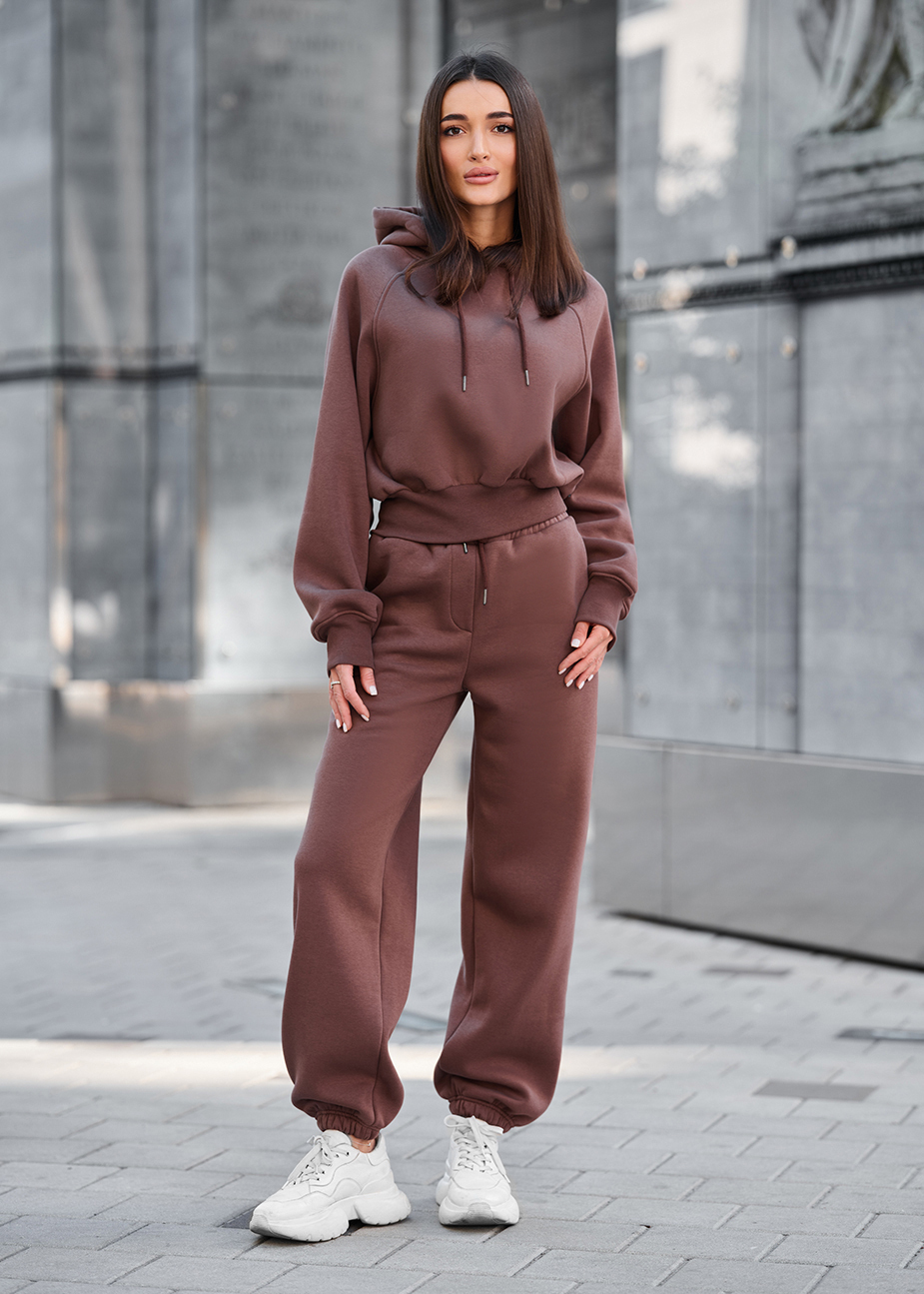 Dres Staff meg brown fleece