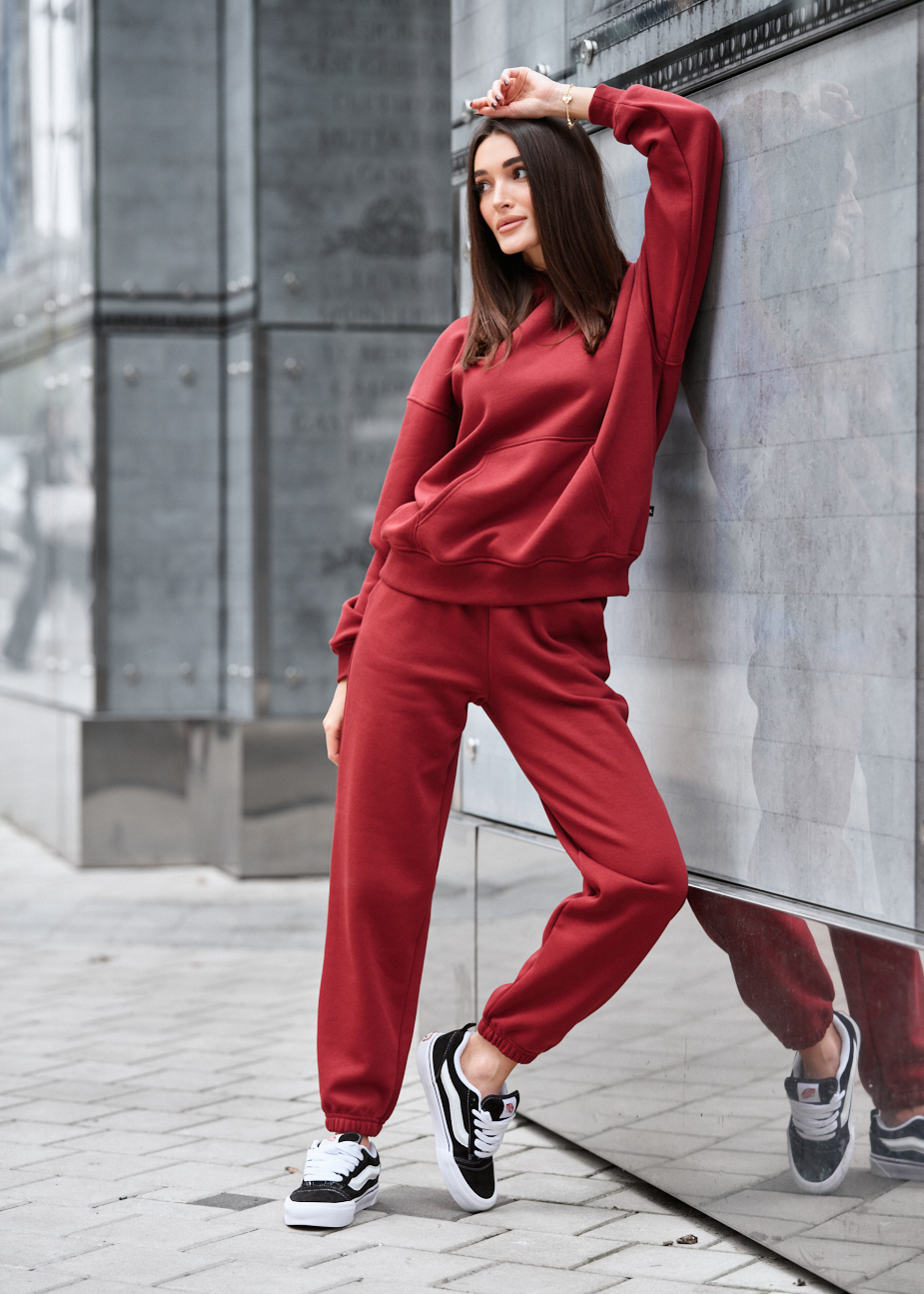 Dres Staff nex bordo oversize fleece