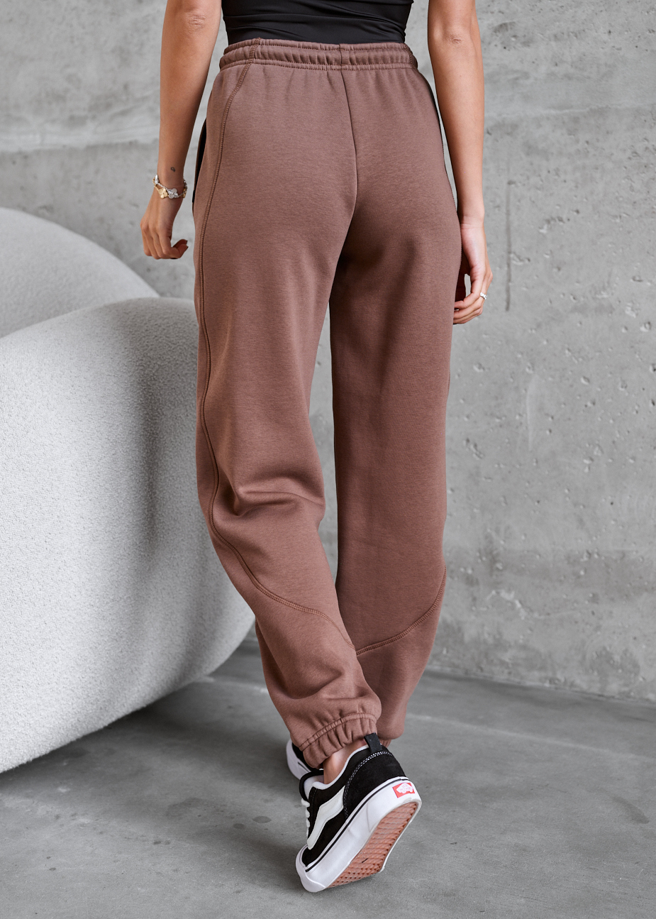 Spodnie dresowe Staff of brown fleece