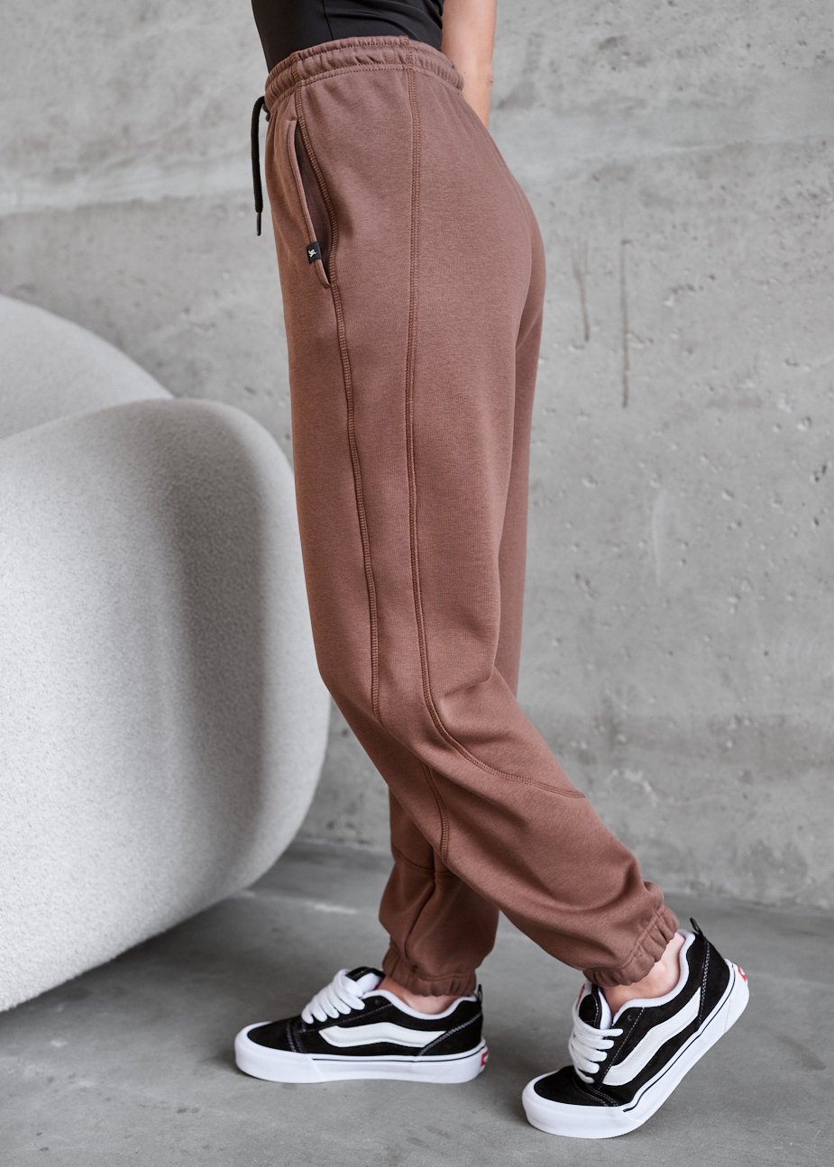 Spodnie dresowe Staff of brown fleece