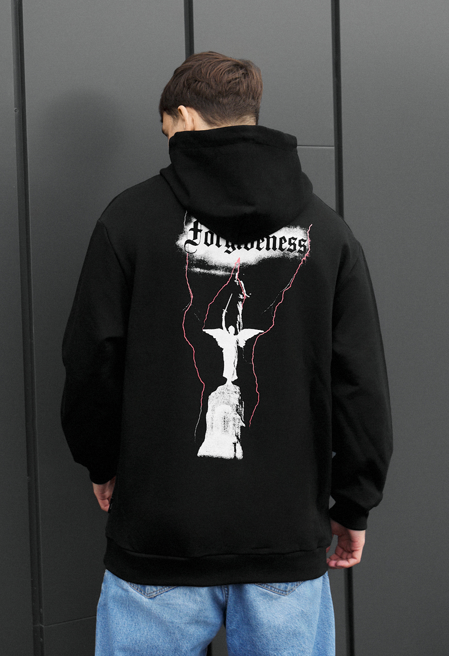 Bluza Staff forgiveness oversize