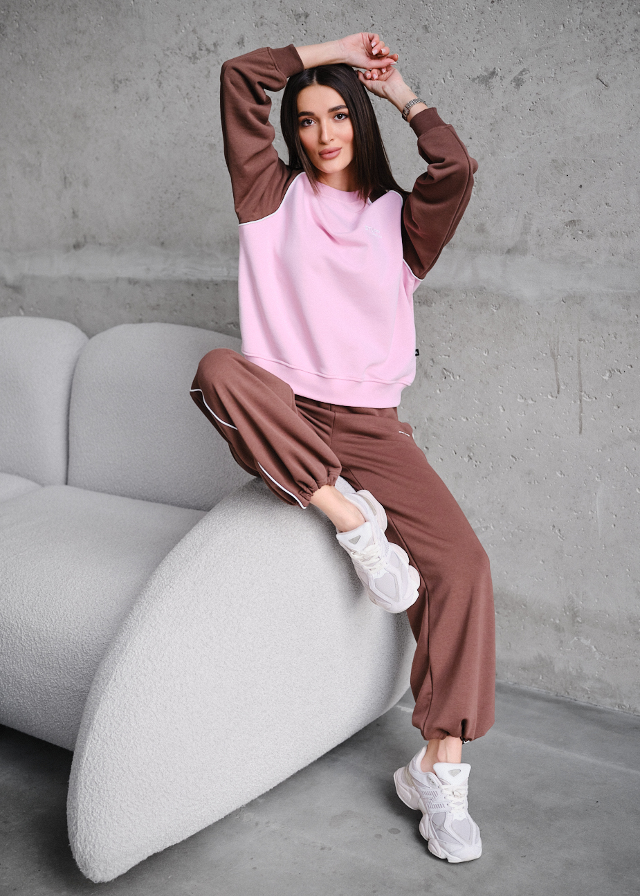 Dres damski Staff all brown & pink