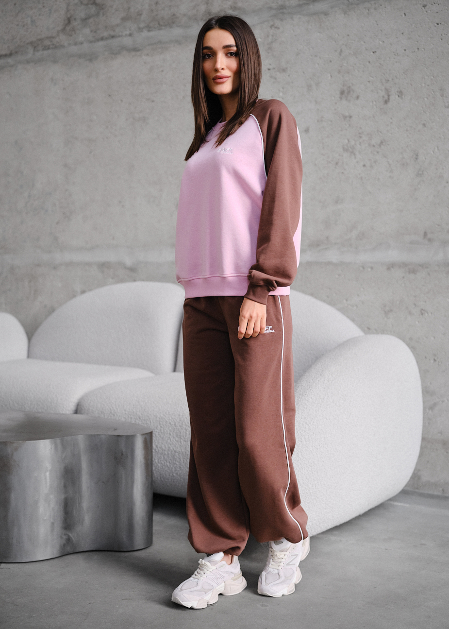 Dres damski Staff all brown & pink