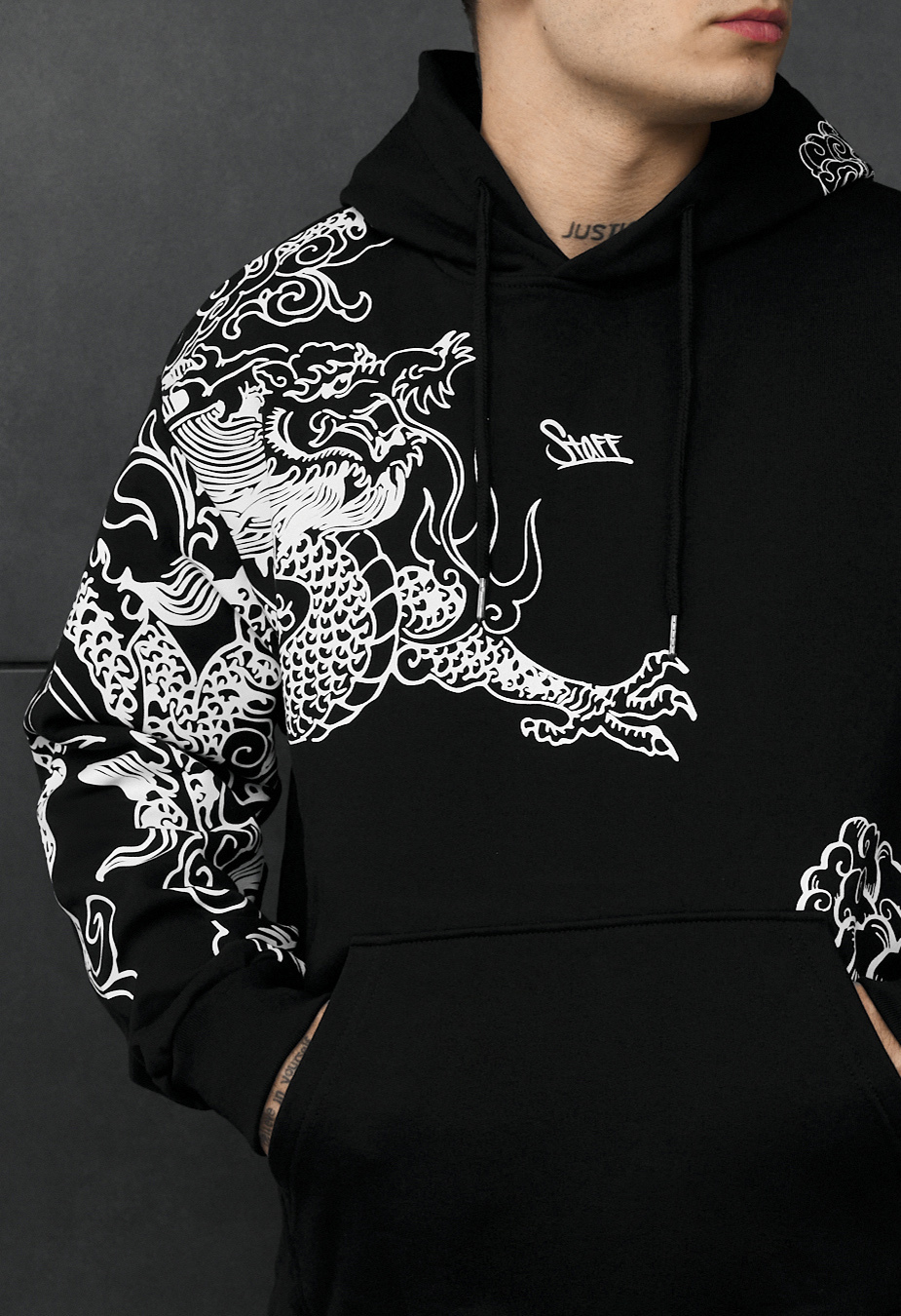 Bluza Staff dragon & logo oversize