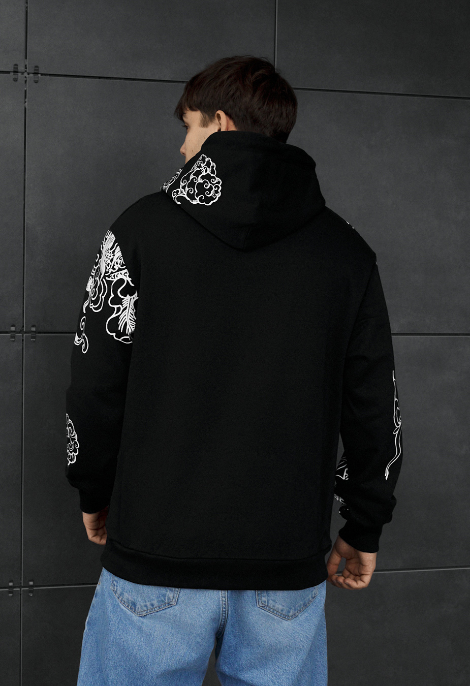 Bluza Staff dragon & logo oversize