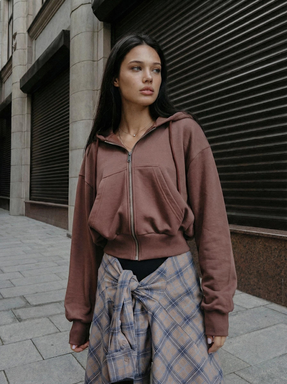 Bluza damska Staff oli brown