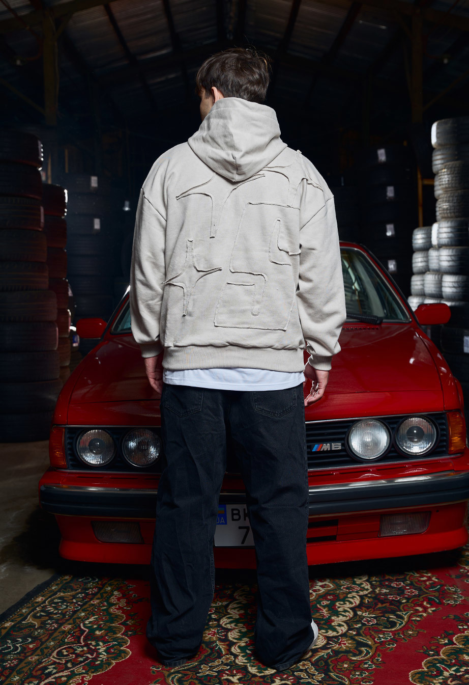 Bluza Staff S light gray oversize