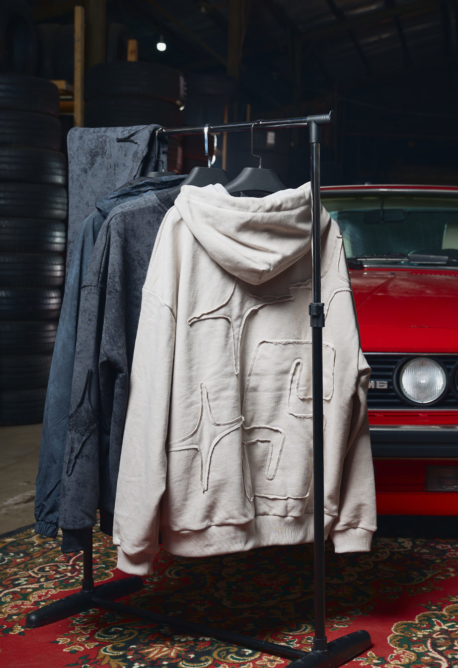 Bluza Staff S light gray oversize