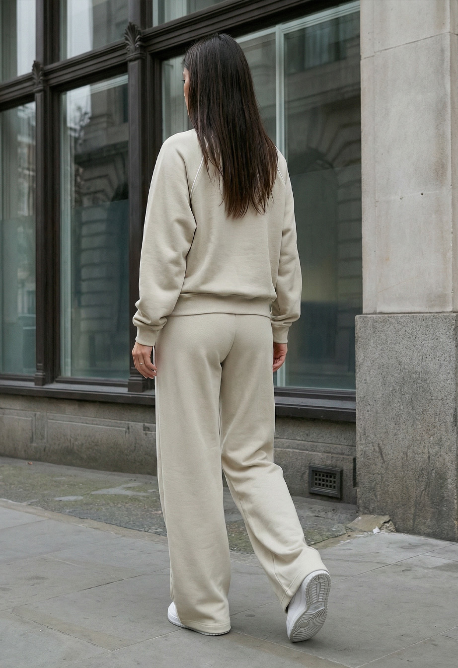 Dres Staff fid light gray zip reflective oversize