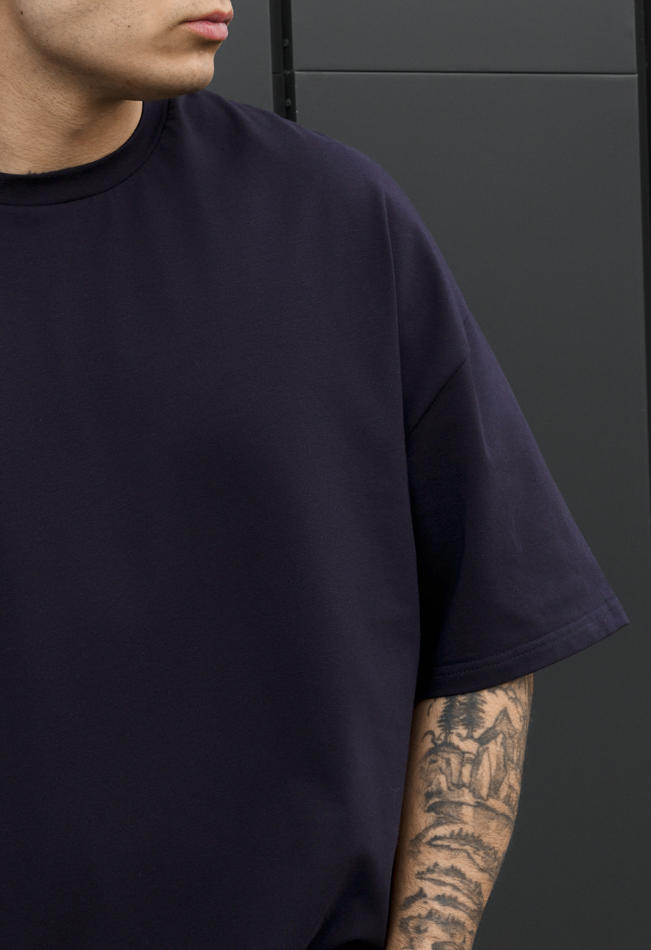 Koszulka Staff navy oversize