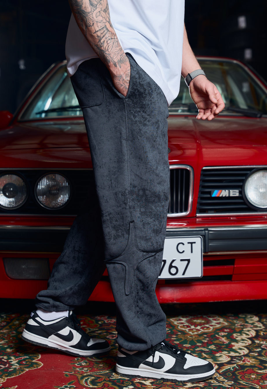 Spodnie dresowe Staff S dark gray