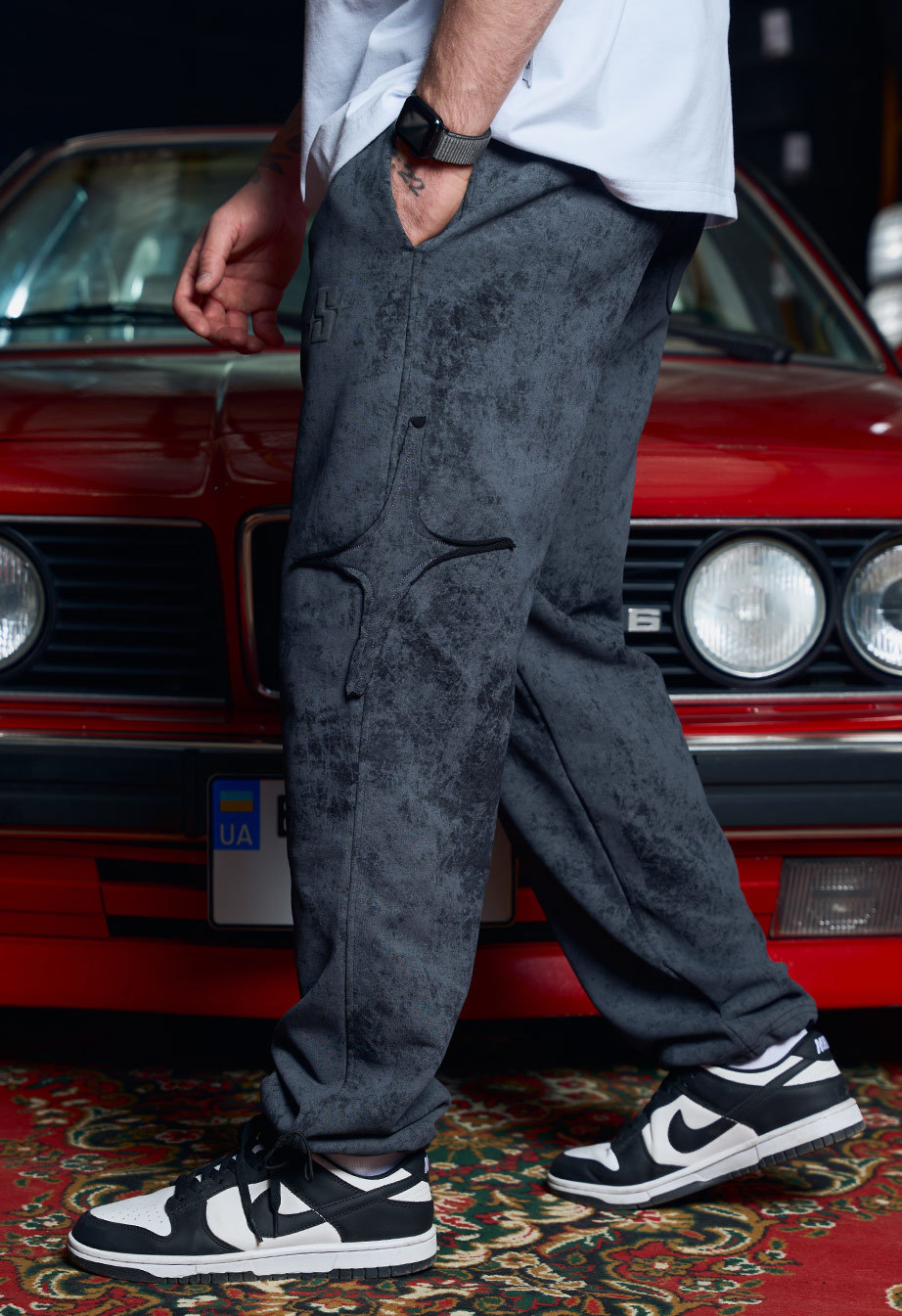 Spodnie dresowe Staff S dark gray