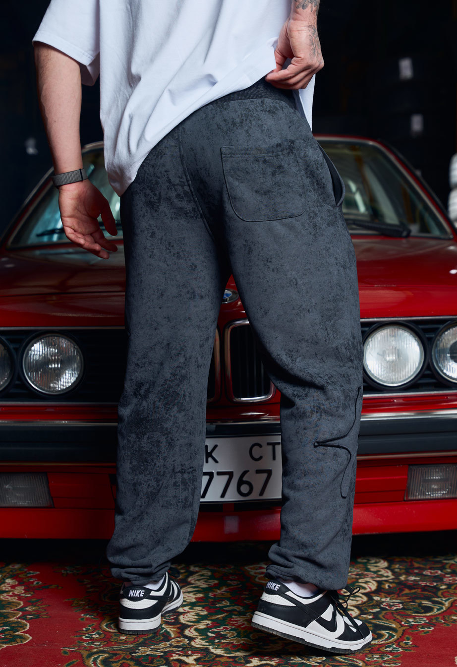 Spodnie dresowe Staff S dark gray