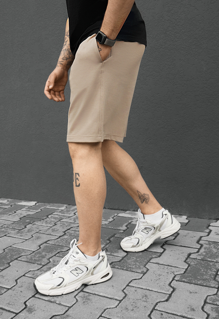 Spodenki Staff cor beige