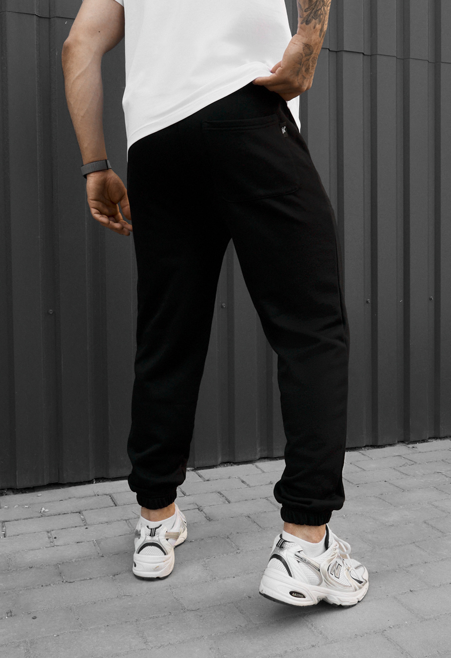 Spodnie Staff logo black