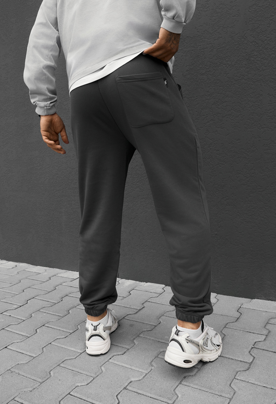 Spodnie Staff al logo dark gray