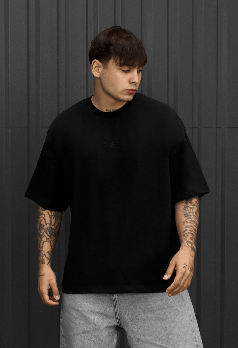 Koszulka Staff logo black oversize