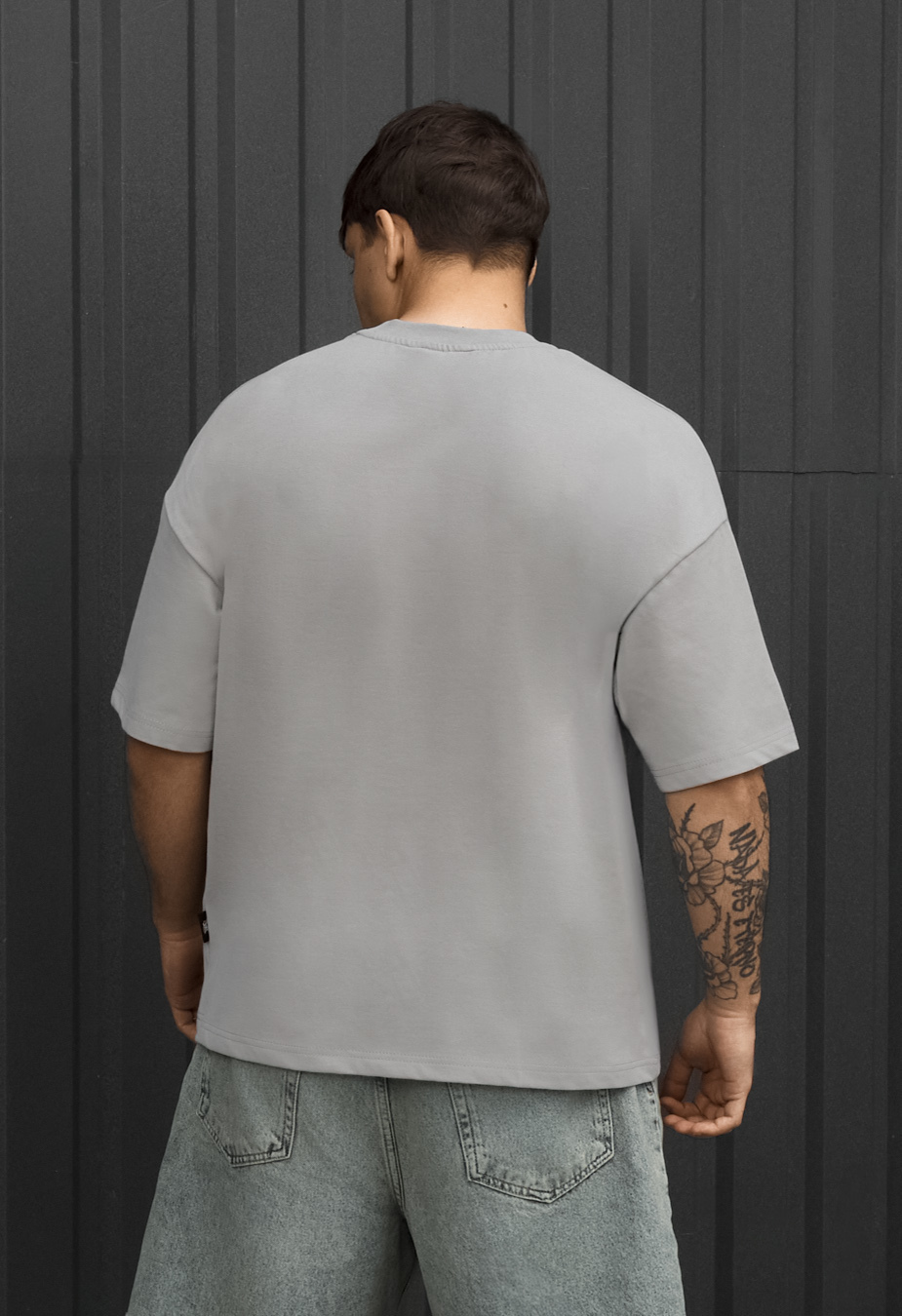 Koszulka Staff logo gray oversize